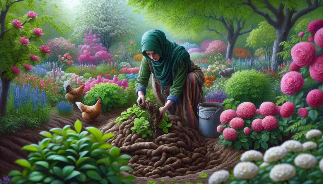 Benefits of chicken manure in gardening