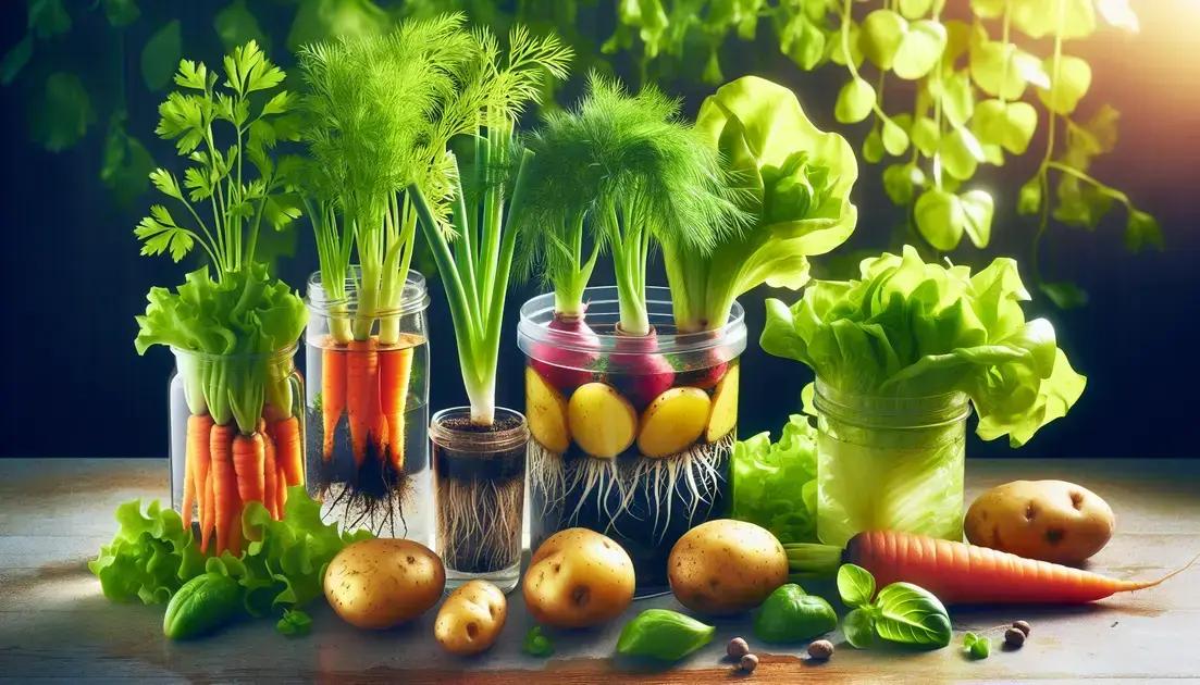 Vegetables you can easily regrow at home