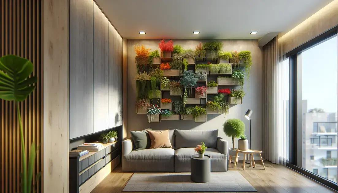 Creative ideas for using wall planters in small spaces