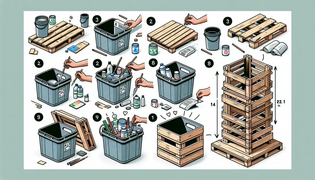 Step-by-step guide to creating your own DIY bin