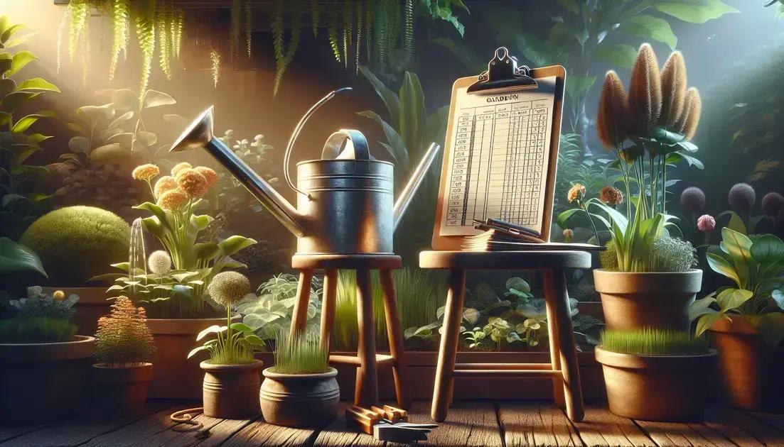 Creating an effective watering schedule
