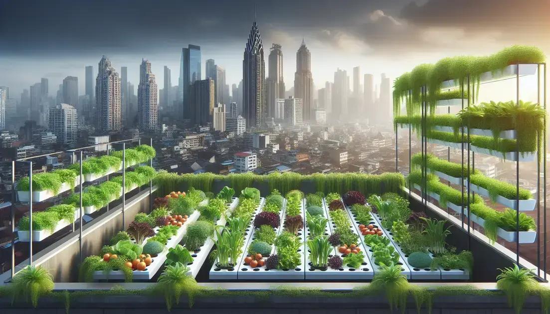 Benefits of vertical hydroponics for urban agriculture