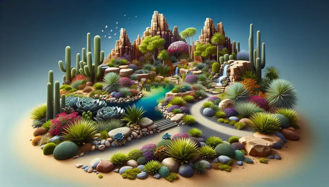 Creative desert landscaping techniques