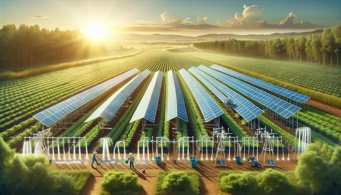 Benefits of solar-powered irrigation for sustainable farming