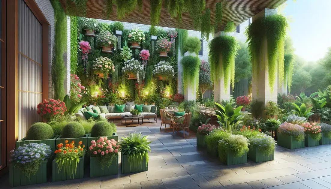 tips for incorporating greenery into your patio