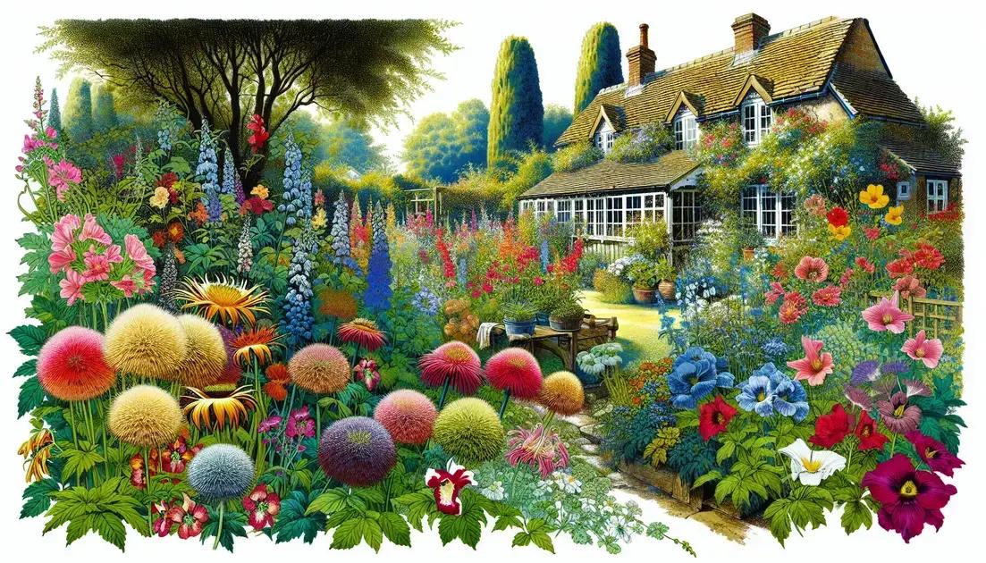 Creating a vibrant flower layout