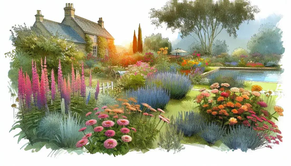 Choosing unique plants for a cottage garden