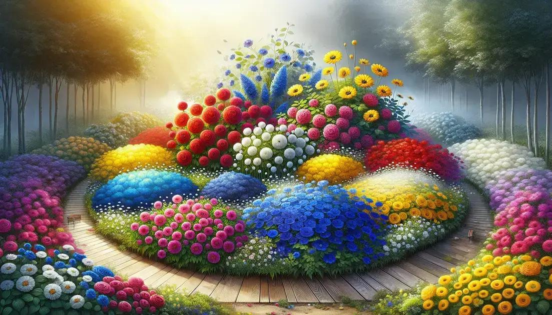 Best flowers for creating a color-themed garden