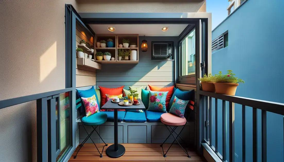 Creative seating solutions for limited space