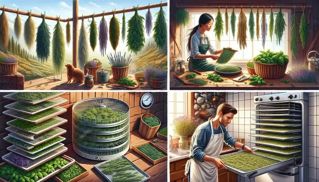 Understanding the different herb drying methods