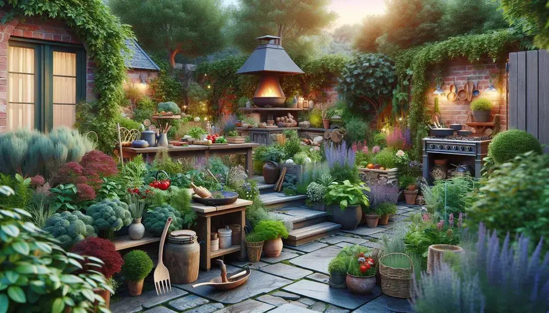 benefits of outdoor kitchen gardens
