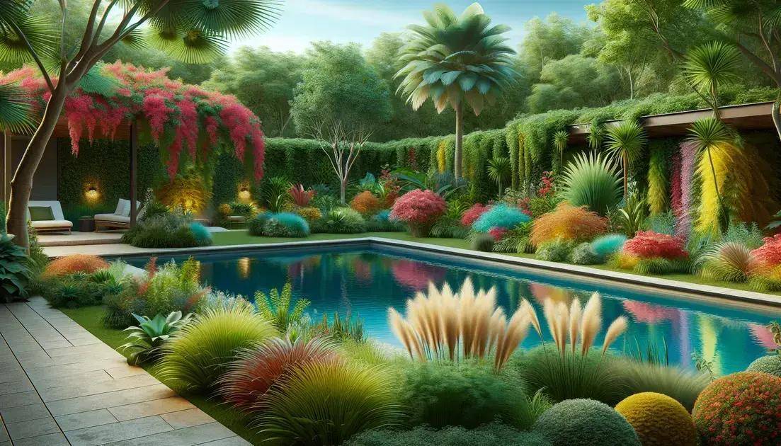 Choosing the right plants for poolside landscaping